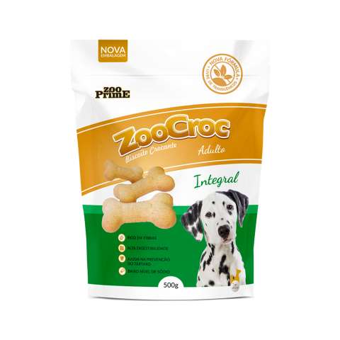 Zoocroc Biscoito Integral Zooprime